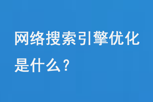 網絡搜索引擎優(yōu)化seo是什么？